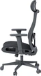 Кресло компьютерное офисное эргономичное OfficePro Wave OC670-B-B-B Black - изображение 8
