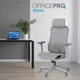 Кресло компьютерное офисное эргономичное OfficePro Wave OC670-G-G-G Gray - изображение 9