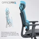 Кресло компьютерное офисное эргономичное OfficePro Skyline OC680-B-G-G Black/Gray - изображение 12