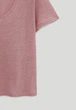 Футболка з льону Massimo Dutti 6862895607c32 S рожева (100004726) - зображення 7