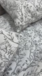 Простыня на резинке по периметру Ecotton SB-207274/2 White/ Black Фланель 160х200 см (25532_000) - изображение 2
