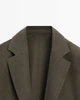 Піджак оверсайз із льону Massimo Dutti 6092904529c54 S хакі (100004754) - зображення 6