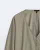 Лонгслів з бавовни Massimo Dutti 6840730500c54 S зелений (100005421) - зображення 3
