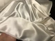 Натуральний 100% важкий шовк Mulberry 30mm атласного переплетення нефарбований 130г/м2 140см - изображение 1