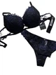 Комплект женского нижнего белья Balaloum 9451 черный с синим 80B/L - изображение 3