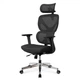 Офисное кресло Mealux D1 Air Fabric Black (HF-D1 F/B) Mealux HF-D1 F/B 905029 - изображение 3