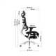 Офісне крісло GT Racer X-802L Black (X-802L Black (W-21)) GT Racer X-802L Black (W-21) 904291 - зображення 8