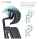 Офісне крісло OfficePro Balance OC550-B-B-B (OC550-B-B-B) OfficePro OC550-B-B-B 905055 - зображення 6