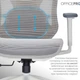 Офисное кресло OfficePro Atlas OC630-W-LG-LG (OC630-W-LG-LG) OfficePro OC630-W-LG-LG 905231 - изображение 10
