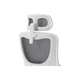 Офисное кресло GT Racer X-5728 White/Gray GT Racer X-5728 White/Gray 904279 - изображение 11