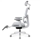 Офісне крісло Mealux D2 Air Plus Grey (HF-D2 Plus M/G) Mealux HF-D2 Plus M/G 905037 - зображення 4