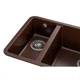 Мойка кухонная GRANADO Under top DOUBLE marron (gr3406) GRANADO gr3406 905170 - изображение 3
