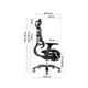 Офисное кресло GT Racer X-815L Black/Blue (X-815L Black/Blue (W-85)) GT Racer X-815L Black/Blue (W-85) 904296 - изображение 8