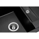 Мийка кухонна GRANADO комплект VALENCIA black shine_чаша праворуч (ksg0701R) GRANADO ksg0701R 905359 - зображення 6