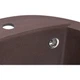 Мойка кухонная GRANADO RONDA marron з сифоном (470*490mm.) (gr2206) GRANADO gr2206 905348 - изображение 6