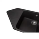 Мийка кухонна GRANADO IBIZA black shine (gr1801) GRANADO gr1801 904536 - зображення 4