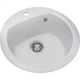 Мийка кухонна GRANADO RONDA white з сифоном (470*490mm.) (gr2205) GRANADO gr2205 905350 - зображення 2