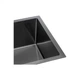 Мойка кухонная GRANADO Under top L STEEL S201 black (GS09201B) GRANADO GS09201B 905333 - изображение 5