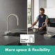 Змішувач Hansgrohe Aquno Select M81 , 22 см, хром (73837000) Hansgrohe 73837000 905212 - зображення 5