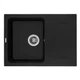 Мийка кухонна GRANADO SALAMANKA black shine (gr0601) GRANADO gr0601 904701 - зображення 1