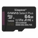 Карта памяти Kingston 64GB microSDXC class 10 UHS-I V10 A1 Canvas Select Plus (SDCS3/64GBSP) Kingston SDCS3/64GBSP 913794 - изображение 1