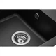 Мийка кухонна GRANADO SALAMANKA black shine (gr0601) GRANADO gr0601 904701 - зображення 5
