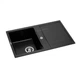 Мойка кухонная GRANADO VALENCIA black shine (gr0701) GRANADO gr0701 904777 - изображение 2