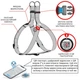 Шлей для собак WAUDOG Nylon с QR паспортом "Милитари" пластиковый фастекс XL (324-4026) WAUDOG 324-4026 891587 - изображение 4