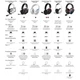 Навушники GamePro Asgard Freya Pro Wireless White/Blue (HSW201WB) GamePro HSW201WB 922189 - зображення 4