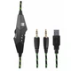 Навушники Gemix N2 LED Black-Green Gaming GEMIX N2 LED Black-Green Gaming 920449 - зображення 4