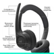 Навушники Logitech Zone 300 Bluetooth Graphite (981-001407) Logitech 981-001407 921653 - зображення 6