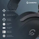 Наушники GamePro Asgard Freya Pro Wireless Black (HSW201B) GamePro HSW201B 922188 - изображение 12