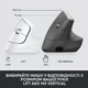 Мишка Logitech Lift Vertical Ergonomic Wireless/Bluetooth for Business Off-white (910-006496) Logitech 910-006496 909200 - зображення 7