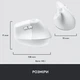 Мишка Logitech Lift Vertical Ergonomic Wireless/Bluetooth for Business Off-white (910-006496) Logitech 910-006496 909200 - зображення 9