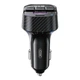 FM модулятор XO BCC17 Car Charger Smart Bluetooth Dual Port PD 30W Чорний (BCC17.black) - изображение 3