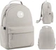 Рюкзак GoPack Education Teens 147M 40x27.5x11 см 12 л Бежевый (GO26-147M-4) - изображение 1