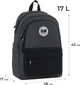 Рюкзак GoPack Education Teens 141L 43x28x17 см 17 л Черный с серым (GO26-141L-4) - изображение 2