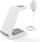 Беспроводная зарядная док-станция GEEKERA 3 в 1 для iPhone, Apple Watch и AirPods Pro (белый) - изображение 2