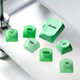 Комплект кейкапів XVX Green Jelly для клавіатури, 132 штуки - зображення 5