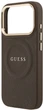 Панель Guess Peony Hot Stamp MagSafe для Apple iPhone 17 Pro Brown (3666339520014) - зображення 5
