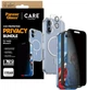 Szkło hartowane CARE by PanzerGlass Flagship Privacy 3 in 1 do Apple iPhone 17 etui + szkło hartowane + szkło do obiektywów (5715685027413) - obraz 6
