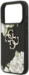 Панель Guess Grained Roses & Big 4G Logo для Apple iPhone 17 Pro Black (3666339490102) - зображення 5
