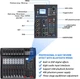 Микшерный пульт Depusheng DT8, 8-канальный, USB, Bluetooth, 48V - изображение 7