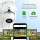Камера видеонаблюдения Menborn G12 внешняя Wi-Fi 2.5K, поворотная 360°, ночное видение - изображение 3