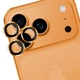 Szkło hartowane 3MK Lens Protection Pro do Apple iPhone 17 Pro / 17 Pro Max Orange (5903108670050) - obraz 3