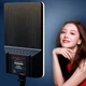 LED світильник 220В 35х60х2.6 см з пультом ДУ три температурні режими для фото та відео чорний L-3560 - зображення 2