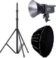 Комплект Soft Box 90см с прожектором Tolifo KW200B Pro для фотосъемки и видеосъемки с дистанционным управлением 200W - изображение 6