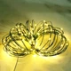Світлодіодна гірлянда Роса 50м 500LED для новорічного оформлення з теплим білим світлом від USB. - зображення 8