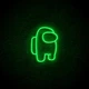 Ночной светильник Neon Amazing для детей зеленый с подсветкой для создания уюта и безопасности - изображение 1