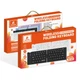 Беспроводная складная клавиатура JEQANG JB-828 Foldable Bluetooth, Black - изображение 2